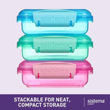 Sistema Lunch Food Storage Containers 3x200ml GOODS M&S   