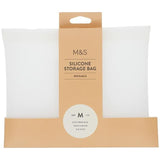 M&S Medium Silicone Food Storage Bag   15L GOODS M&S   