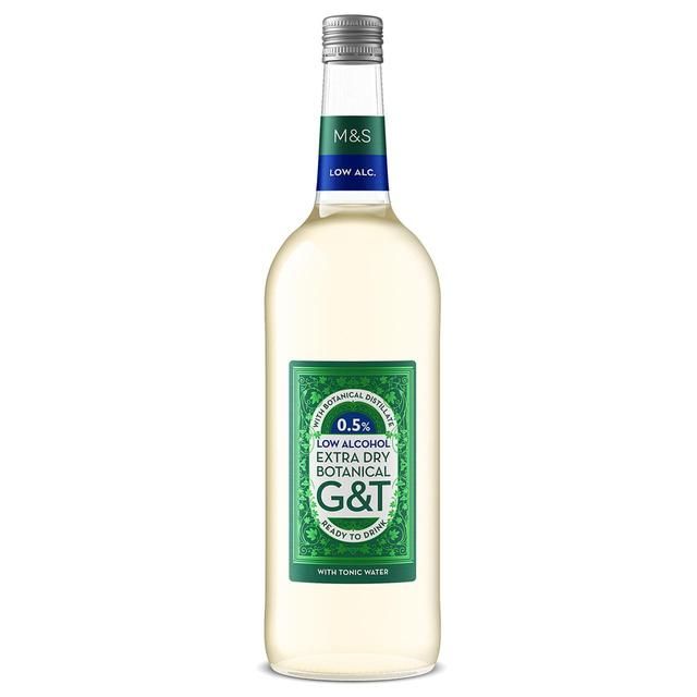 M&S Low Alcohol Extra Dry Gin & Tonic   750ml