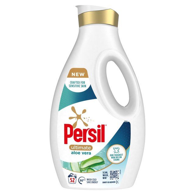 Persil Ultimate Non Bio Aloe Vera Sensitive Washing Liquid 52 Washes   1400ml