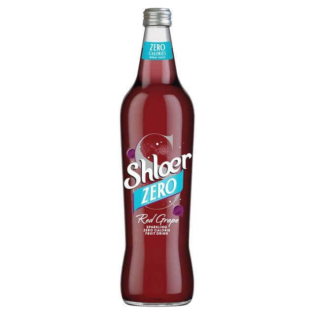 Shloer Zero Calorie Sparkling Red Grape Drink   750ml