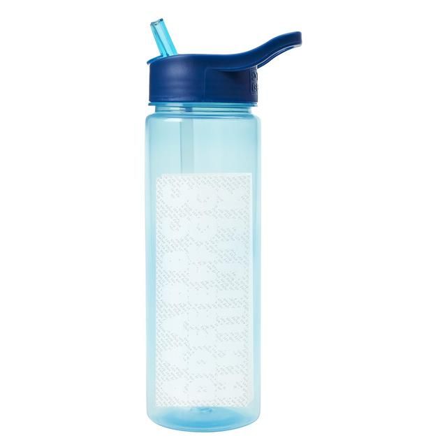 Polar Gear Personalised A-Z Sticker Water Bottle with Straw 600ml Navy GOODS M&S   