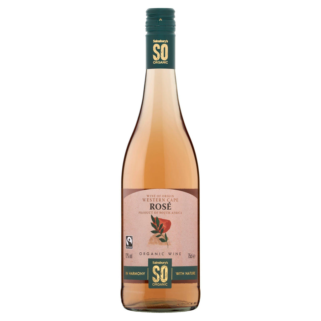 Sainsbury's SO Organic No Sulphur Added Fairtrade Rosé 75cl