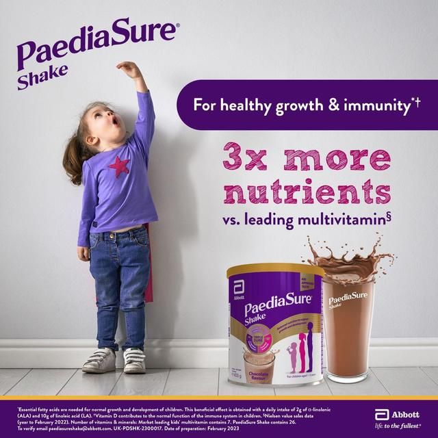 PaediaSure Multivitamins Shake Chocolate   850g