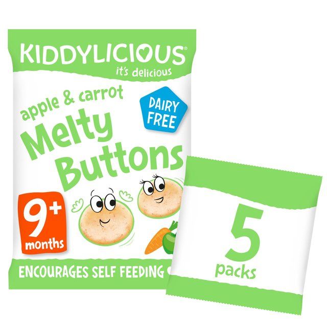 Kiddylicious Apple & Carrot Melty Buttons Baby Snacks Multi   5 x 6g GOODS M&S   