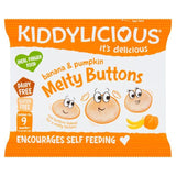 Kiddylicious Banana & Pumpkin Melty Buttons Baby Snacks   6g GOODS M&S   