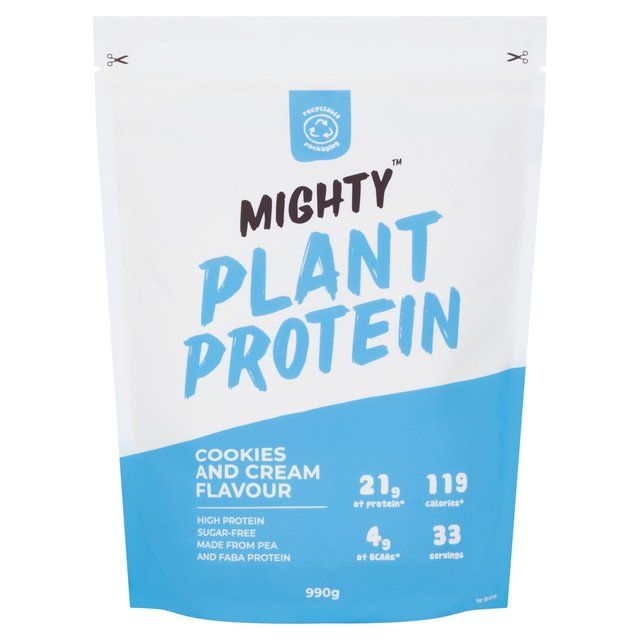 Mighty Plant Protein Cookies and Cream Flavour   990g