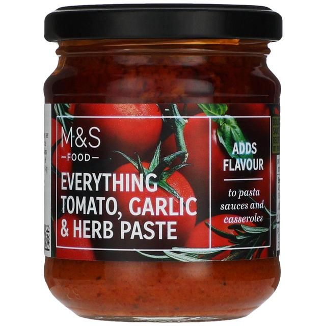 M&S Everything Tomato Garlic & Herb Paste   190g