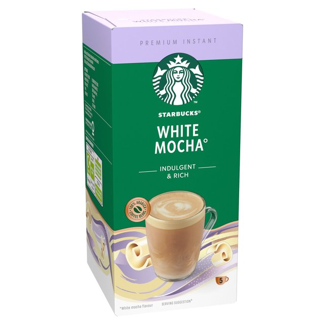 Starbucks Frothy Mixes - White Mocha 5 sachets   5 per pack GOODS M&S   