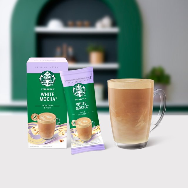 Starbucks Frothy Mixes - White Mocha 5 sachets   5 per pack