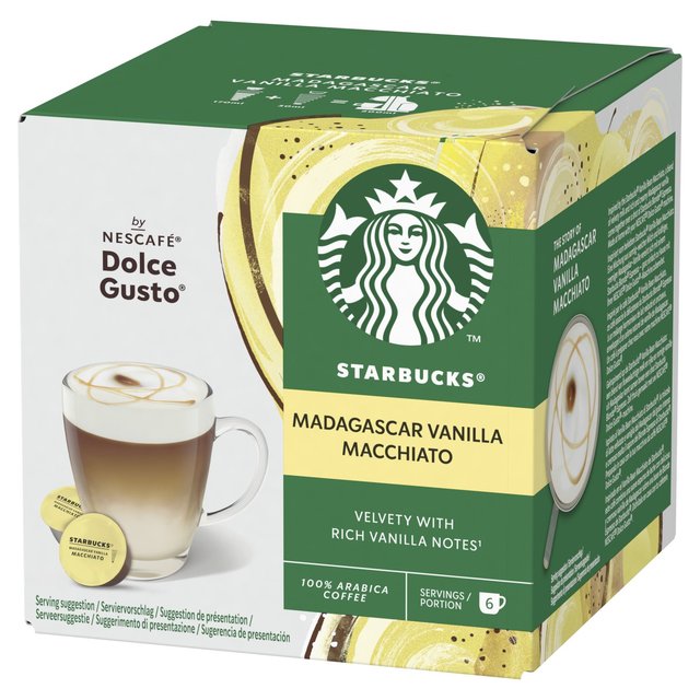 Starbucks by Nescafe Dolce Gusto Vanilla Macchiato    12 per pack