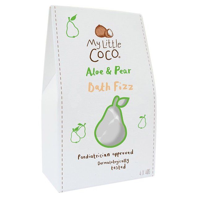 My Little Coco Aloe & Pear Bath Fizzer   4 x 40g GOODS M&S   