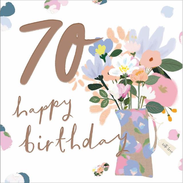 Stephanie Dyment 70th Birthday Card GOODS M&S   