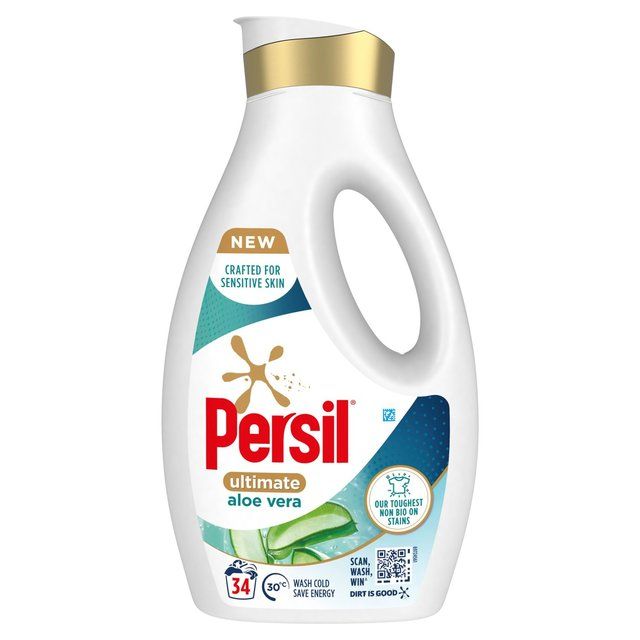 Persil Ultimate Non Bio Aloe Vera Sensitive Laundry Detergent 34 Washes   918ml GOODS M&S   