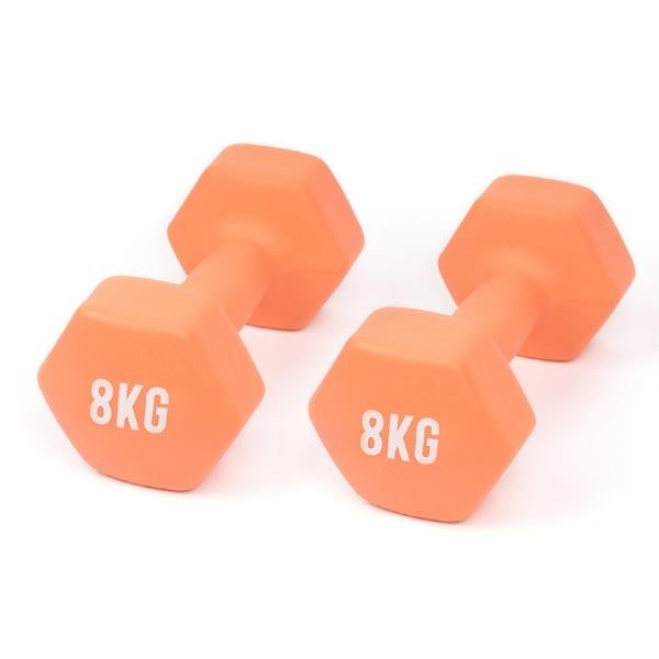 Myga Hexagonal Dumbbell - 8kg Pair