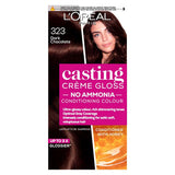 L'Oreal Paris Casting Creme Gloss Semi-Permanent Hair Dye, Brown Hair Dye 323 Dark Chocolate Brown GOODS Boots   