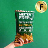 Mister Free'd Tortilla Chips with Kale Spinach   135g GOODS M&S   