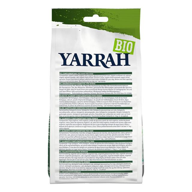 Yarrah Organic Vegetarian Biscuit Treats for Dogs   250g