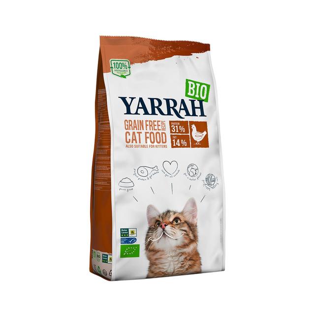 Yarrah Organic Grain Free Chicken Cat Dry Food   800g