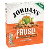 Jordans Sticky Toffee Apple Frusli Cereal Bars   6 x 30g