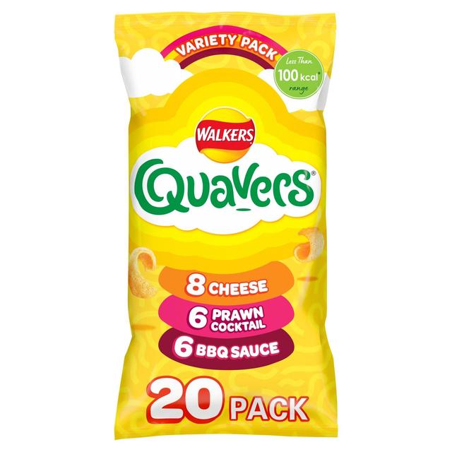 Walkers Quavers Variety Multipack Snacks Crisps   20 per pack GOODS M&S   