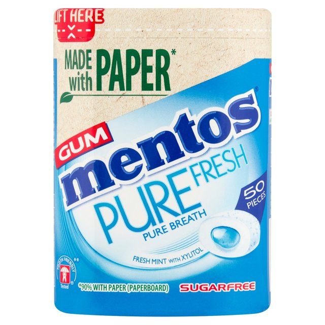 Mentos Gum Pure Fresh Freshmint Chewing Gum   100g GOODS M&S   