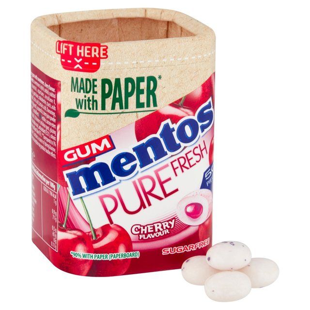 Mentos Gum Pure Fresh Cherry Chewing Gum   97g GOODS M&S   