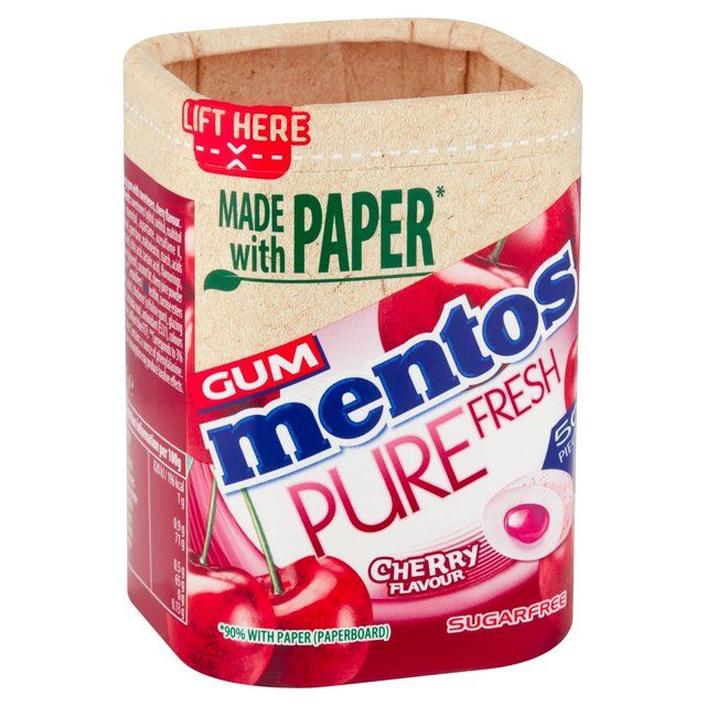 Mentos Gum Pure Fresh Cherry Chewing Gum   97g GOODS M&S   