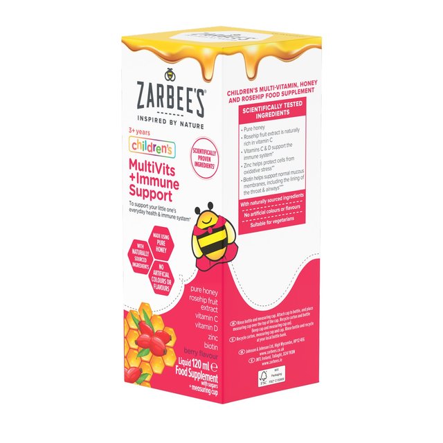 Zarbee's Children's Multivits + Immune Support   120ml GOODS M&S   