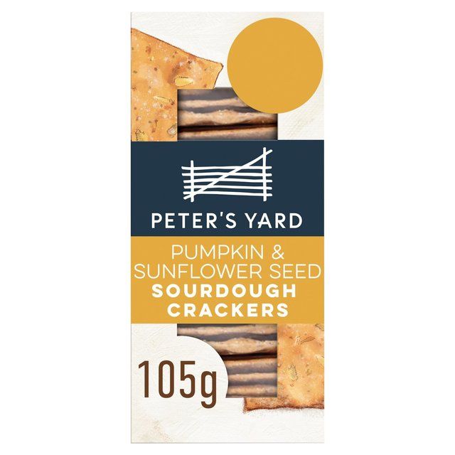 Peter's Yard Pumpkin & Sunflower Seed Sourdough Crackers   105g