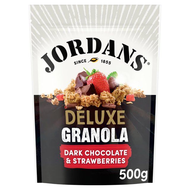 Jordans Deluxe Dark Chocolate Granola Breakfast Cereal   500g