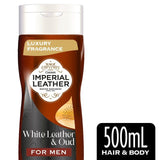 Imperial Leather White Leather and Oud 2 in 1 Hair and Body Wash for Men   500ml