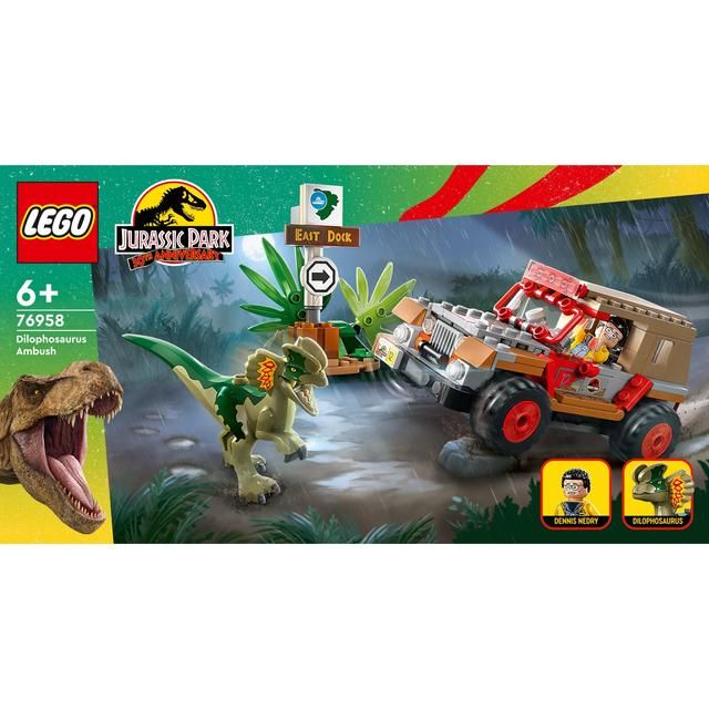 LEGO Jurassic World Dilophosaurus Ambush 76958 6+