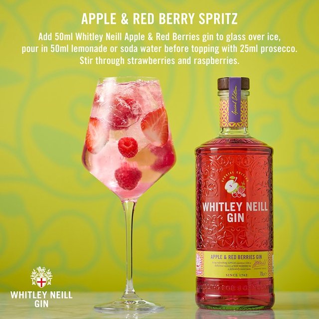 Whitley Neill Apple & Red Berries Gin   70cl GOODS M&S   