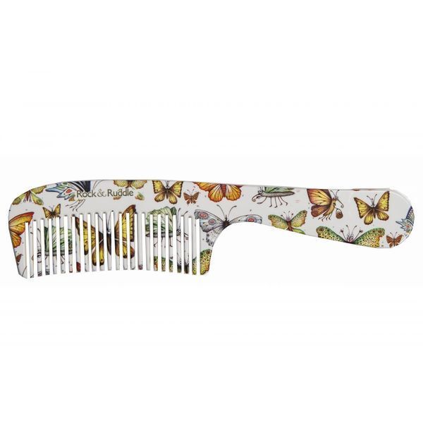 Rock & Ruddle Beautiful Butterflies Handle Comb