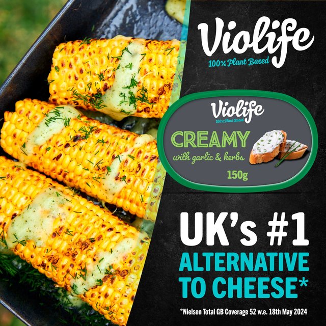 Violife Creamy Garlic and Herbs   150g GOODS M&S   