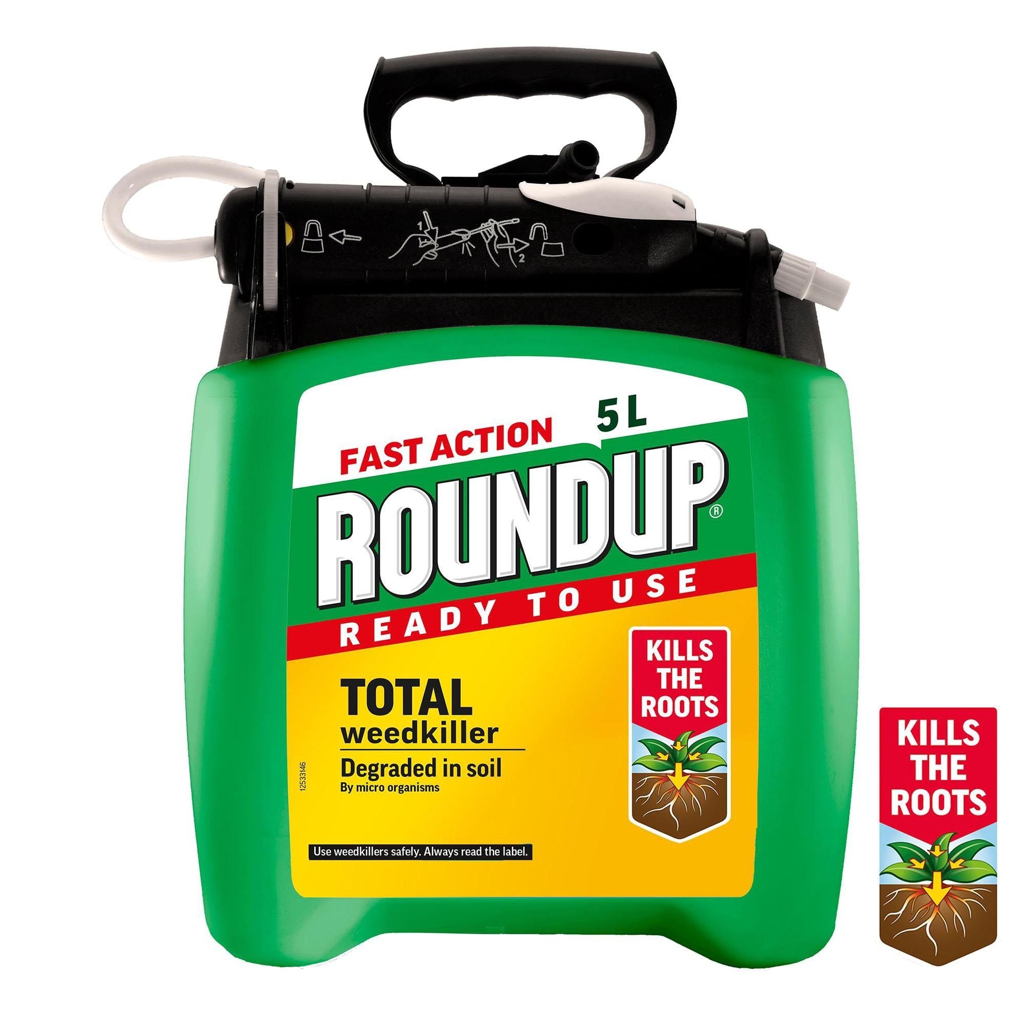 Roundup Pump & Go Weedkiller 5L GOODS Sainsburys   