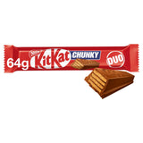 Kit Kat Chunky Duo Milk Chocolate Chocolate Bar 64g Single bar chocolate Sainsburys   