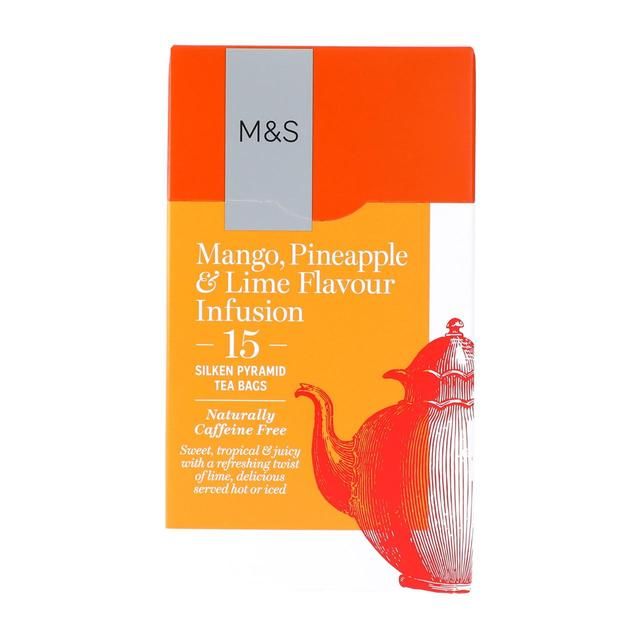 M&S Mango Pineapple & Lime Infusion Teabags   15 per pack