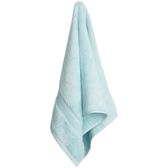 M&S Super Soft Pure Cotton Antibacterial Towel 2pk Face Towels Duck Egg   2 per pack