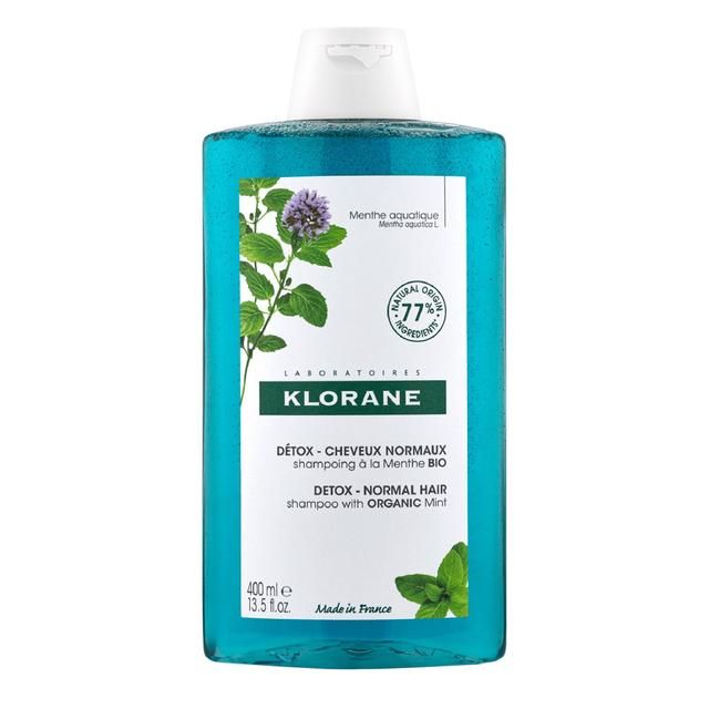 Klorane Anti-pollution Shampoo with Organic Aquatic Mint for Normal Hair   400ml