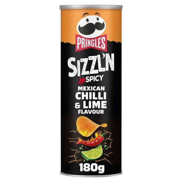 Pringles Sizzl'n Chilli & Lime Sharing Crisps   180g GOODS M&S   