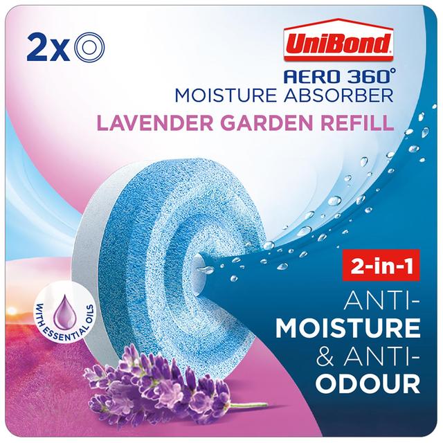 Unibond Aero 360 Lavender Refills   2 per pack