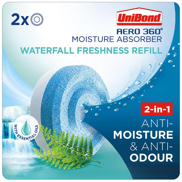 Unibond AERO 360 Waterfall Freshness Refills   2 per pack GOODS M&S   