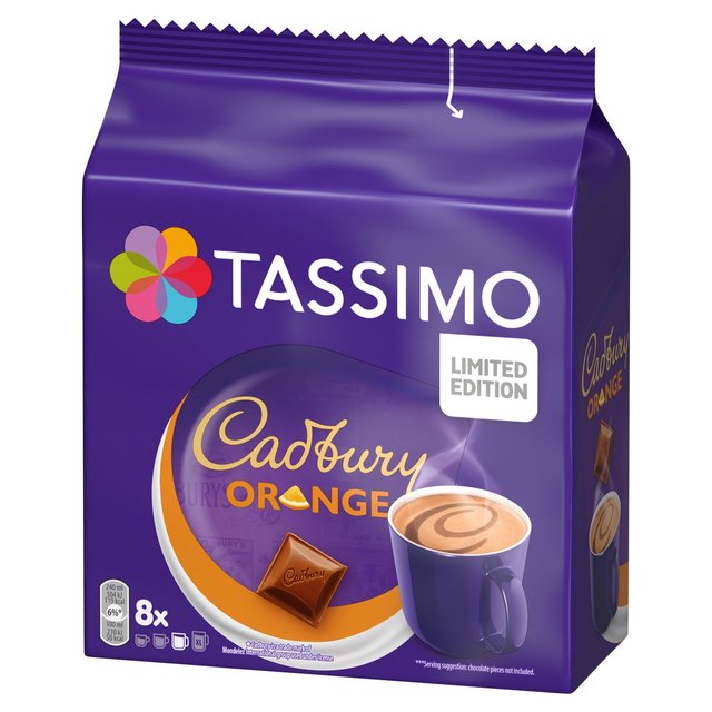 Tassimo Cadbury Orange Pods   8 per pack