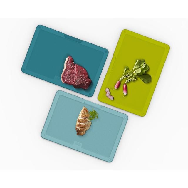 Joseph Joseph Duo 3pc Chopping Board Set with Case - Opal   3 per pack