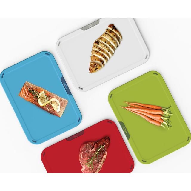 Joseph Joseph Duo Icon 4 piece Chopping Board set -Multicolour   4 per pack