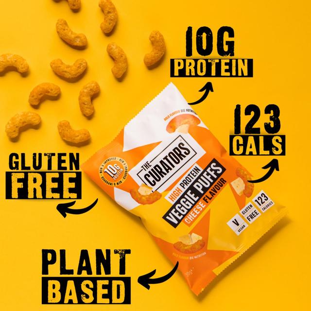 The Curators High Protein Cheese Veggie Puffs   30g