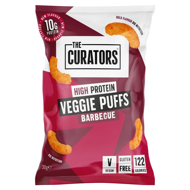 The Curators High Protein BBQ Veggie Puffs   30g