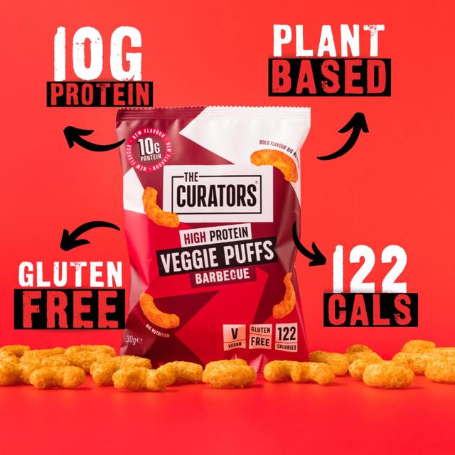 The Curators High Protein BBQ Veggie Puffs   30g